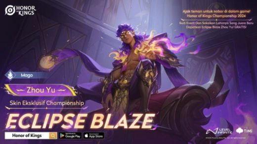 Cara Mudah Dapat Skin Zhou Yu HOK Gratis, Buruan Coba!