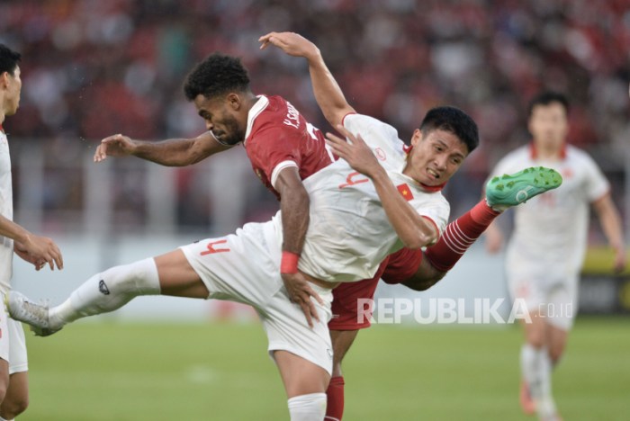 Timnas Imbang Tapi Terus Ditekan Vietnam